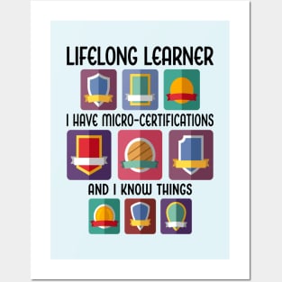 Lifelong Learner. Micro-Certifications Posters and Art